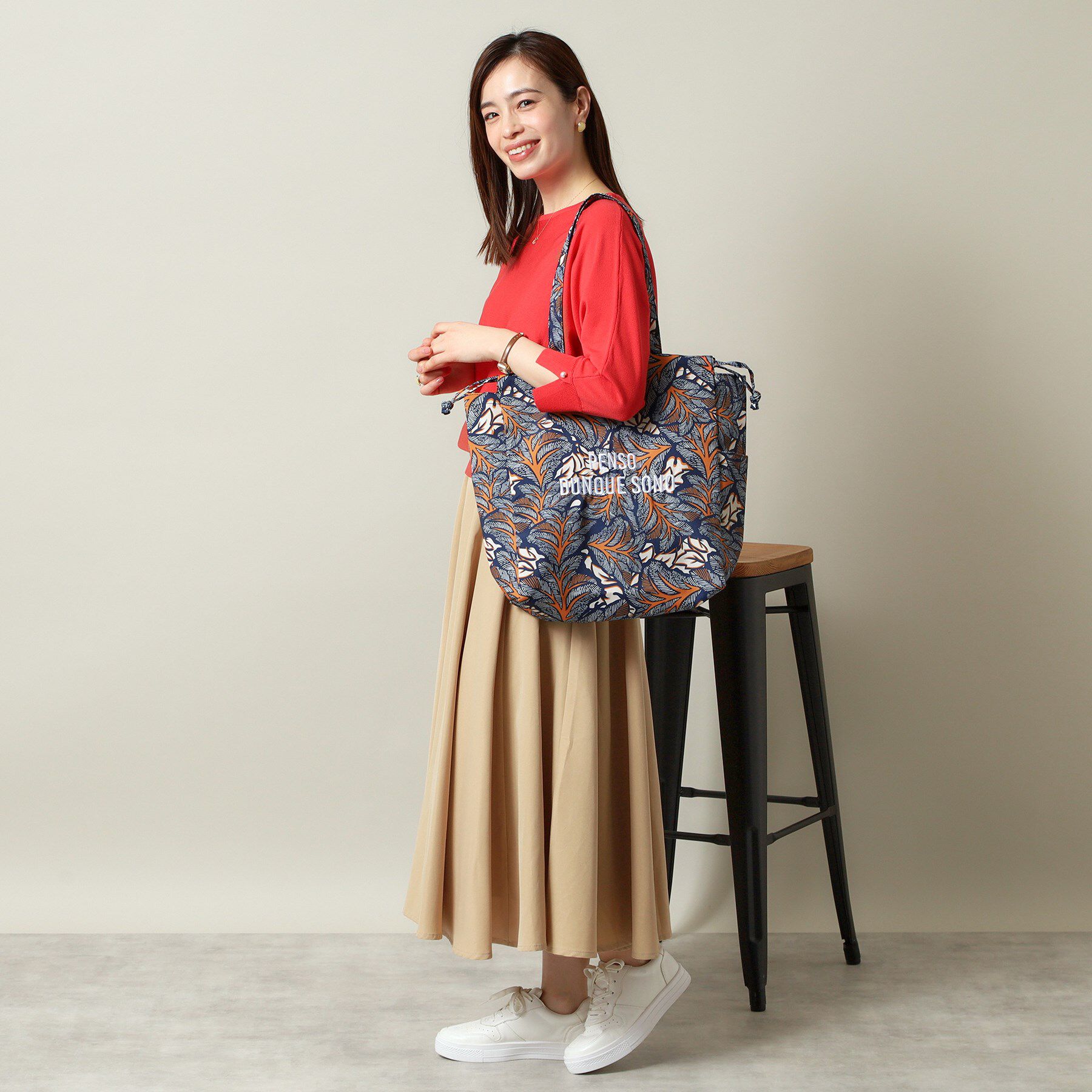 ITS&rsquo;DEMO「【A4対応／新柄追加】ラタプリントトート」|トートバッグ|