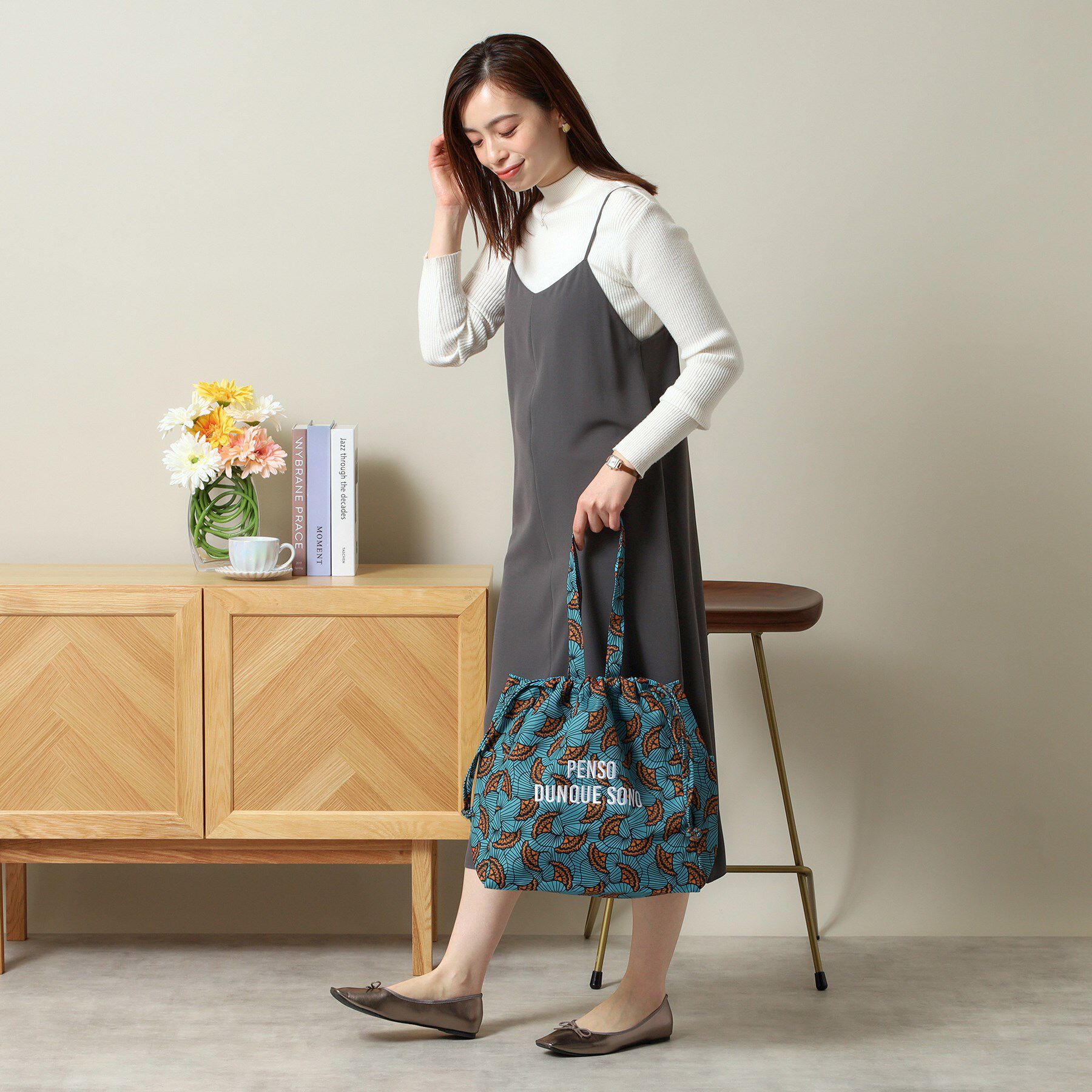 ITS&rsquo;DEMO「【A4対応／新柄追加】ラタプリントトート」|トートバッグ|