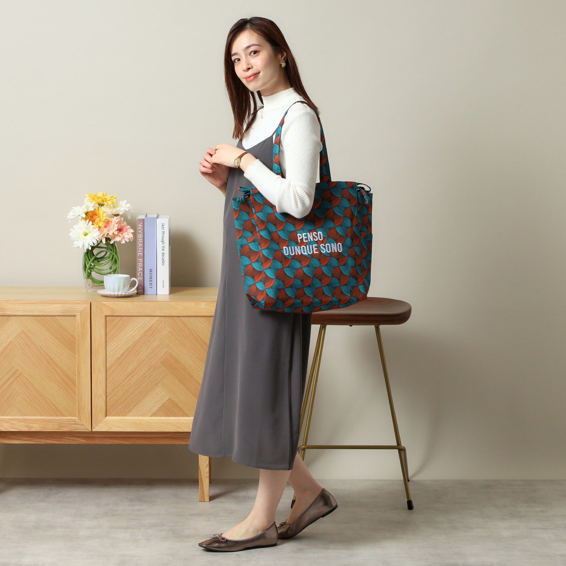 ITS&rsquo;DEMO「【A4対応／新柄追加】ラタプリントトート」|トートバッグ|