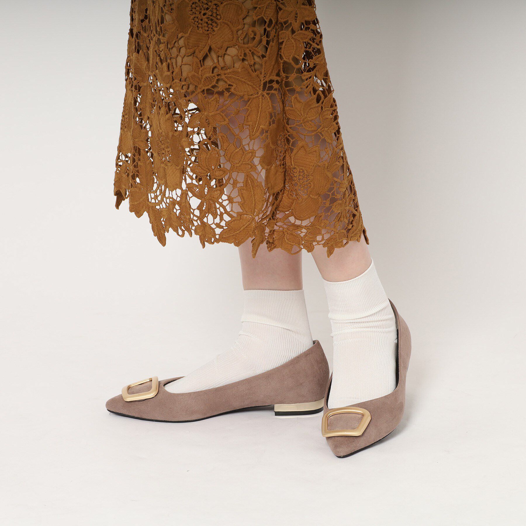 ESPERANZA「モチーフフラットパンプス【ESPERANZA_blanca】」|その他|