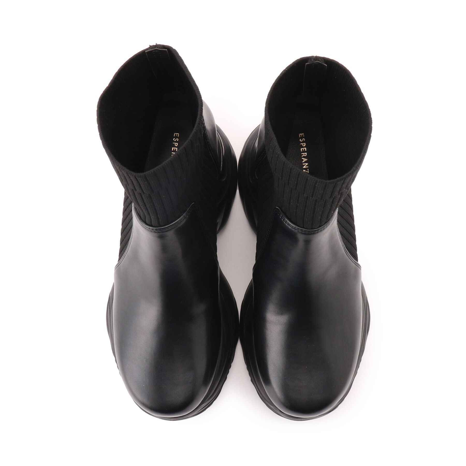 ESPERANZA「スニーカーソールニットショートブーツ」|ショートブーツ|