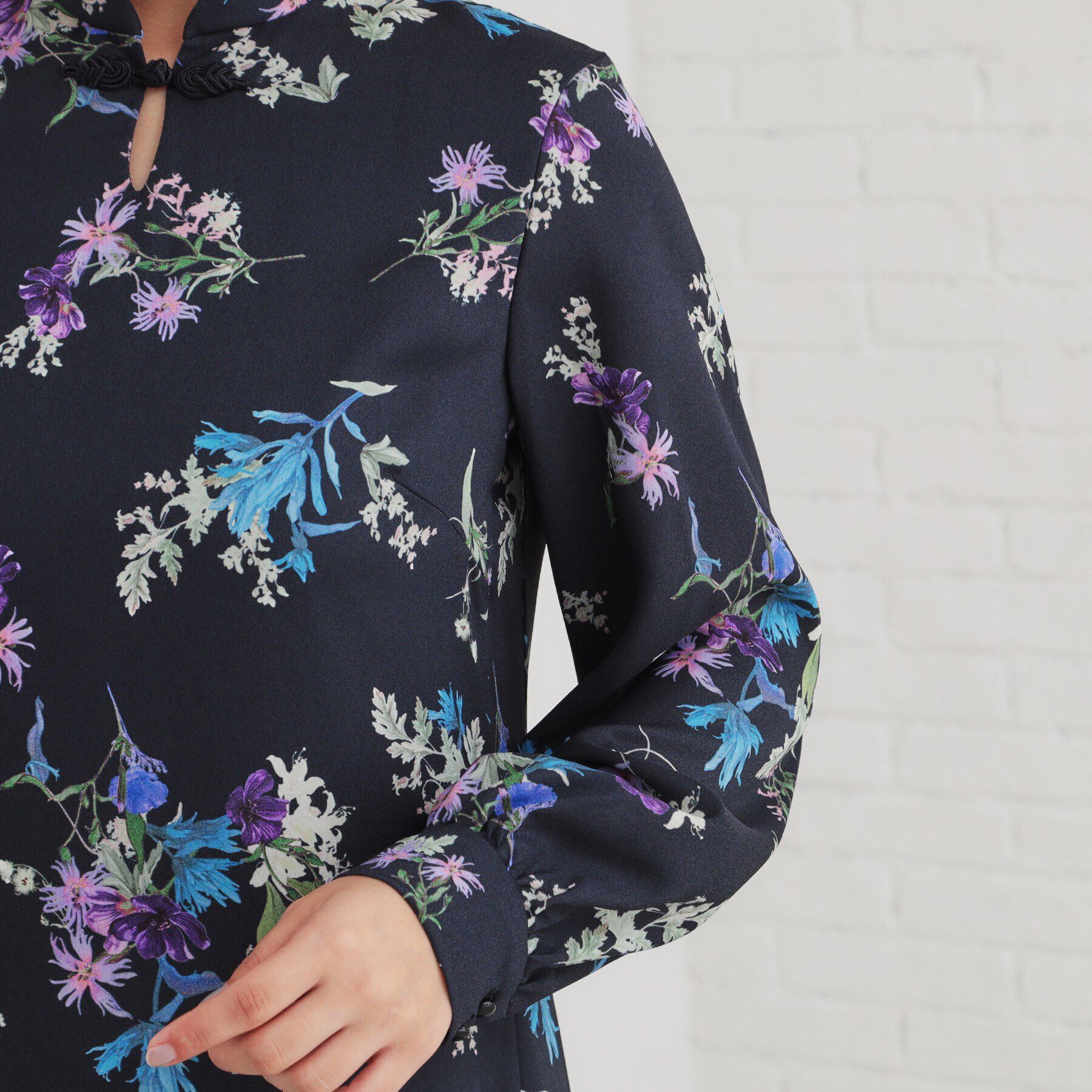 SunaUna「【&yours project／フラワーガーデン】チャイナワンピース」|ワンピース|