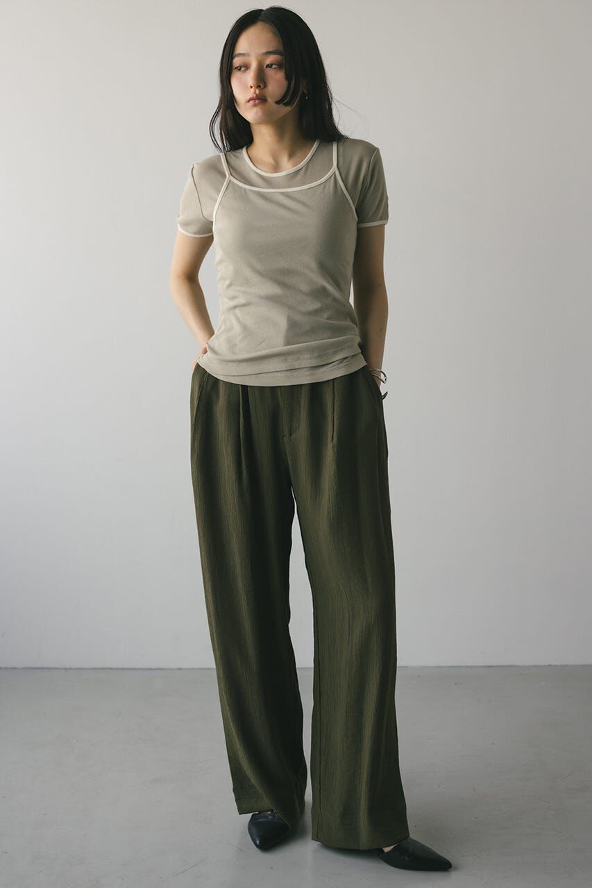 STYLEMIXER「バイカラーキャミセットトップ」|Tシャツ・カットソー|