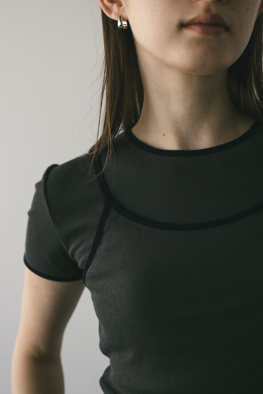 STYLEMIXER「バイカラーキャミセットトップ」|Tシャツ・カットソー|