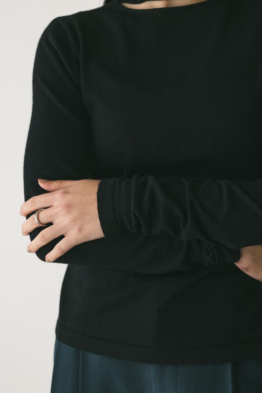 STYLEMIXER「2WAYウォッシャブルハイネックオープンニット」|ニット・セーター|