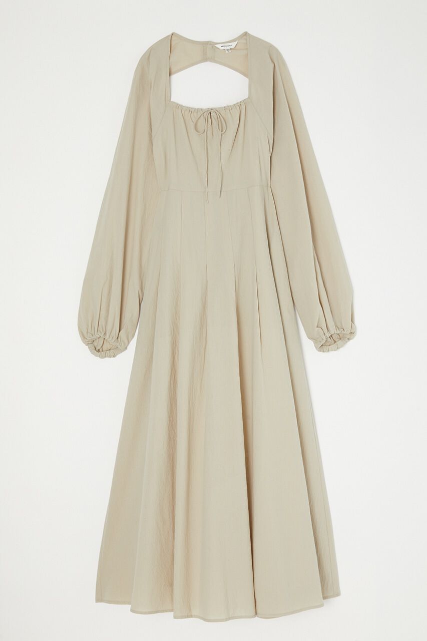 MOUSSY「OPEN NECK TUCK DRESS」|ワンピース|