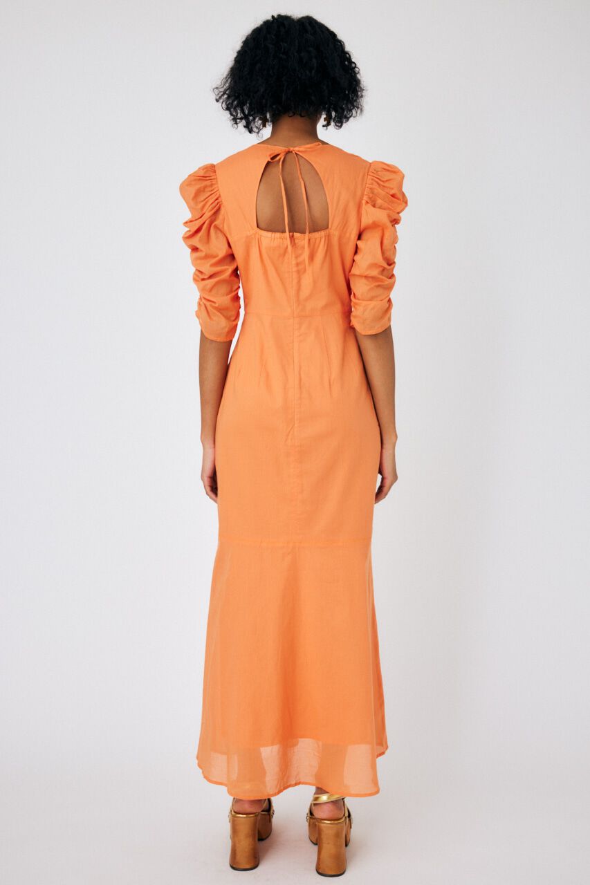 MOUSSY「GATHER SLEEVE ドレス」|ワンピース|