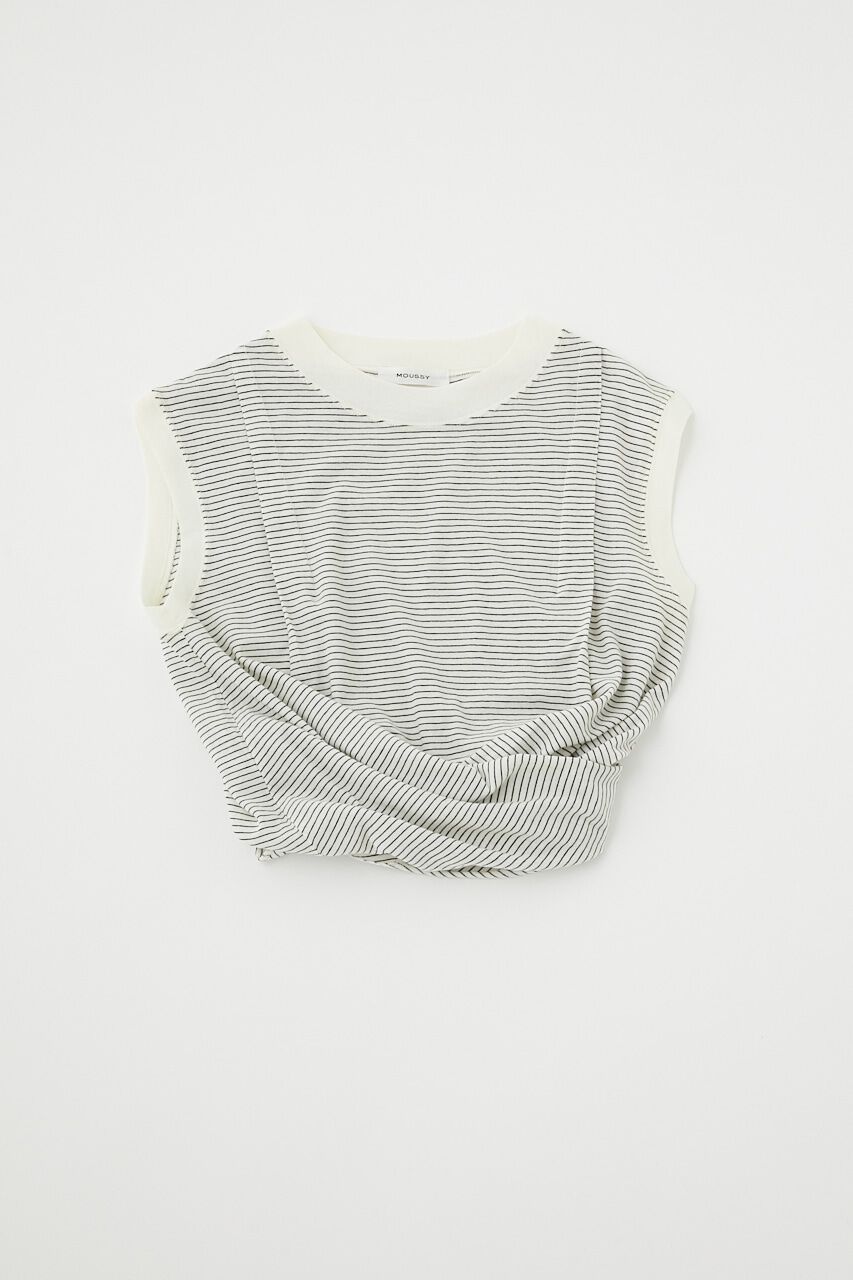 MOUSSY「BACK TIE SLEEVELESS トップス」|タンクトップ|
