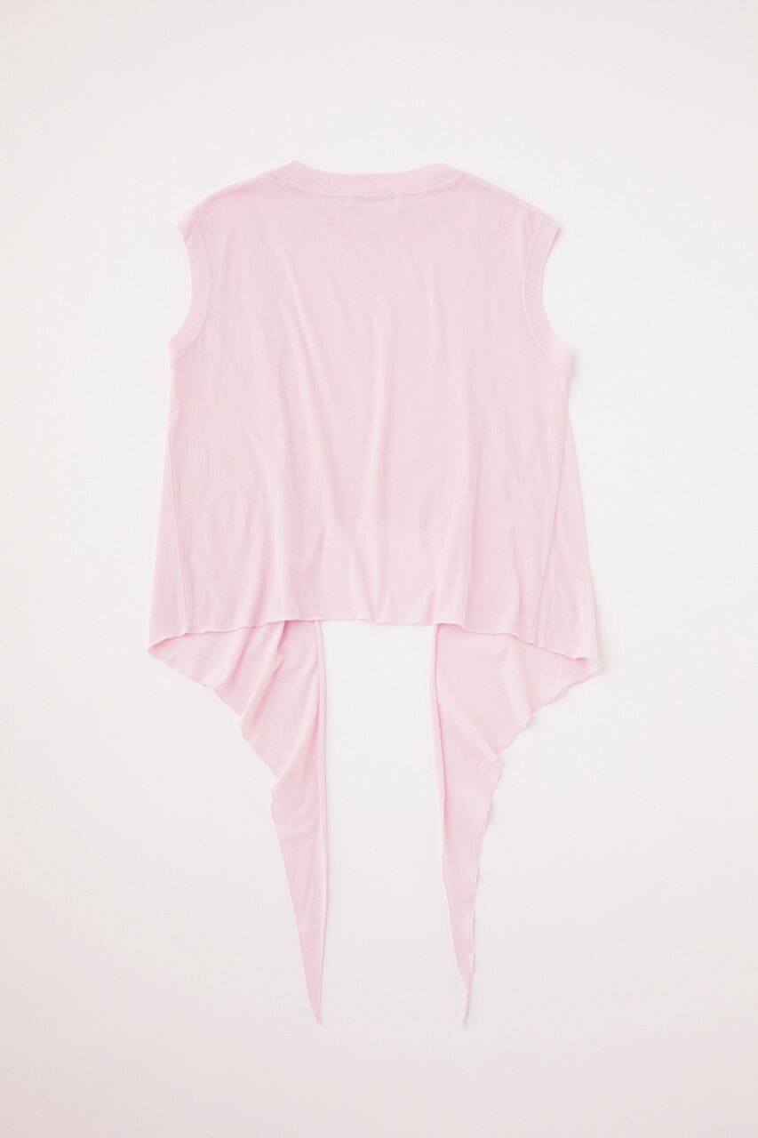 MOUSSY「BACK TIE SLEEVELESS トップス」|タンクトップ|