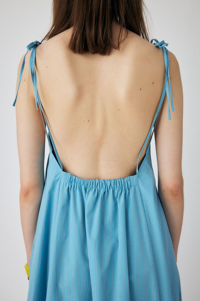 MOUSSY「OPEN BACK FLARE ドレス」|ワンピース|