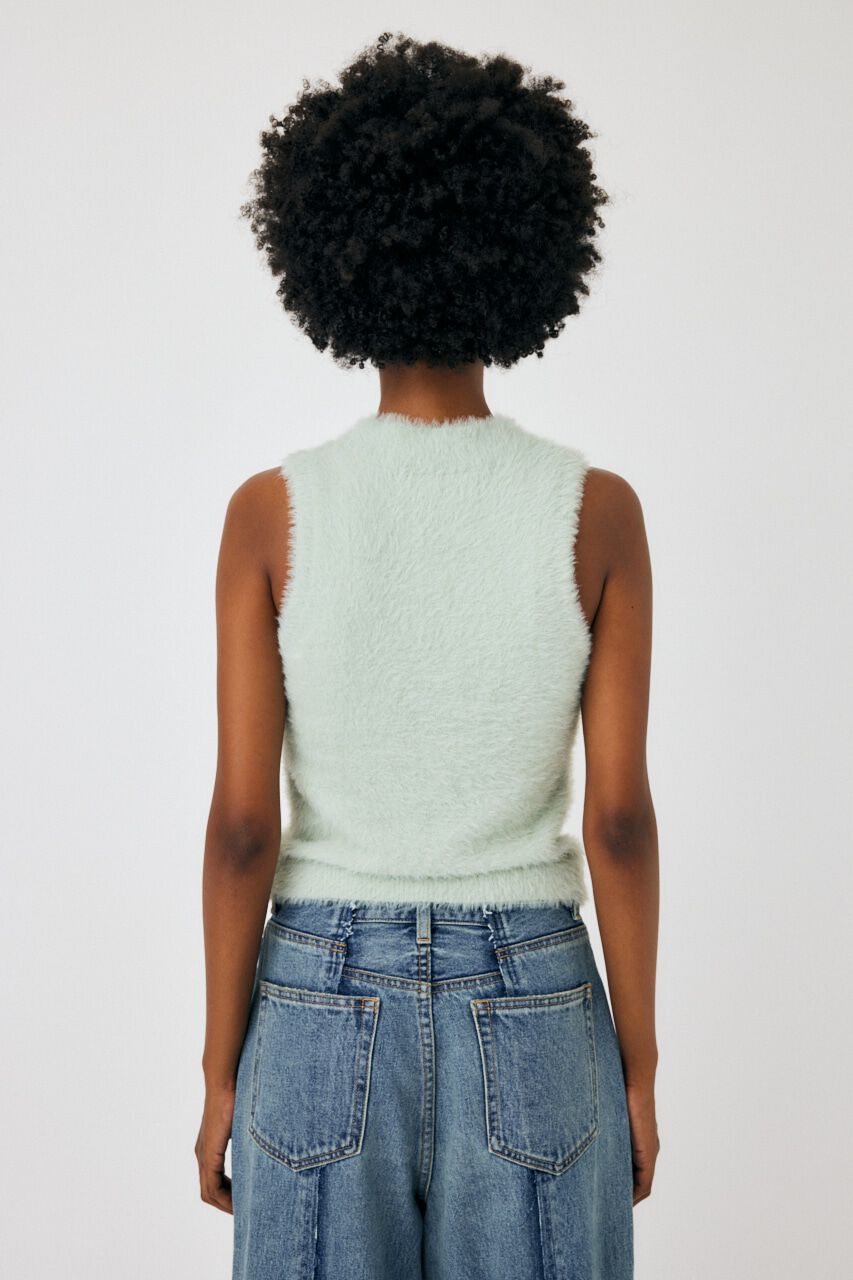 MOUSSY「SHAGGY KNIT ボレロ＆タンク」|ニット・セーター|