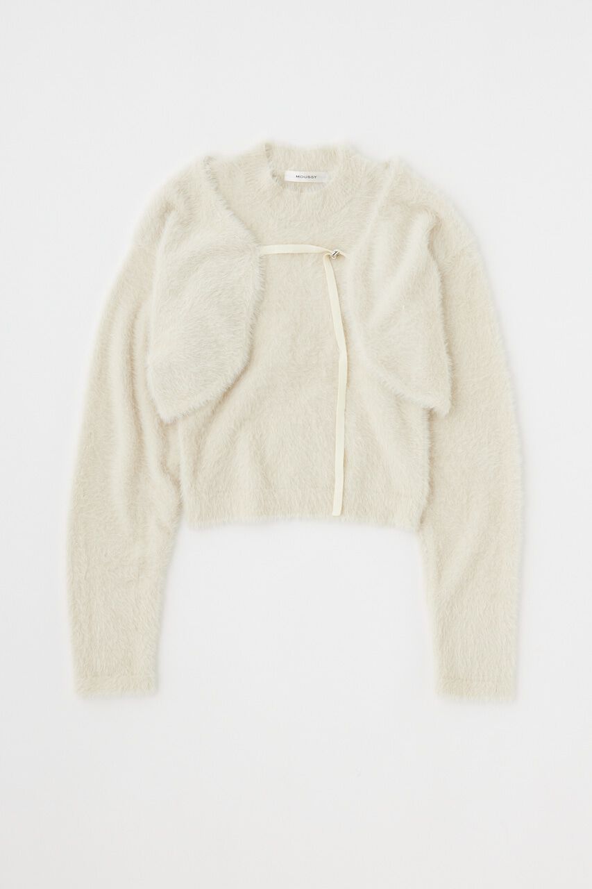 MOUSSY「SHAGGY KNIT ボレロ＆タンク」|ニット・セーター|