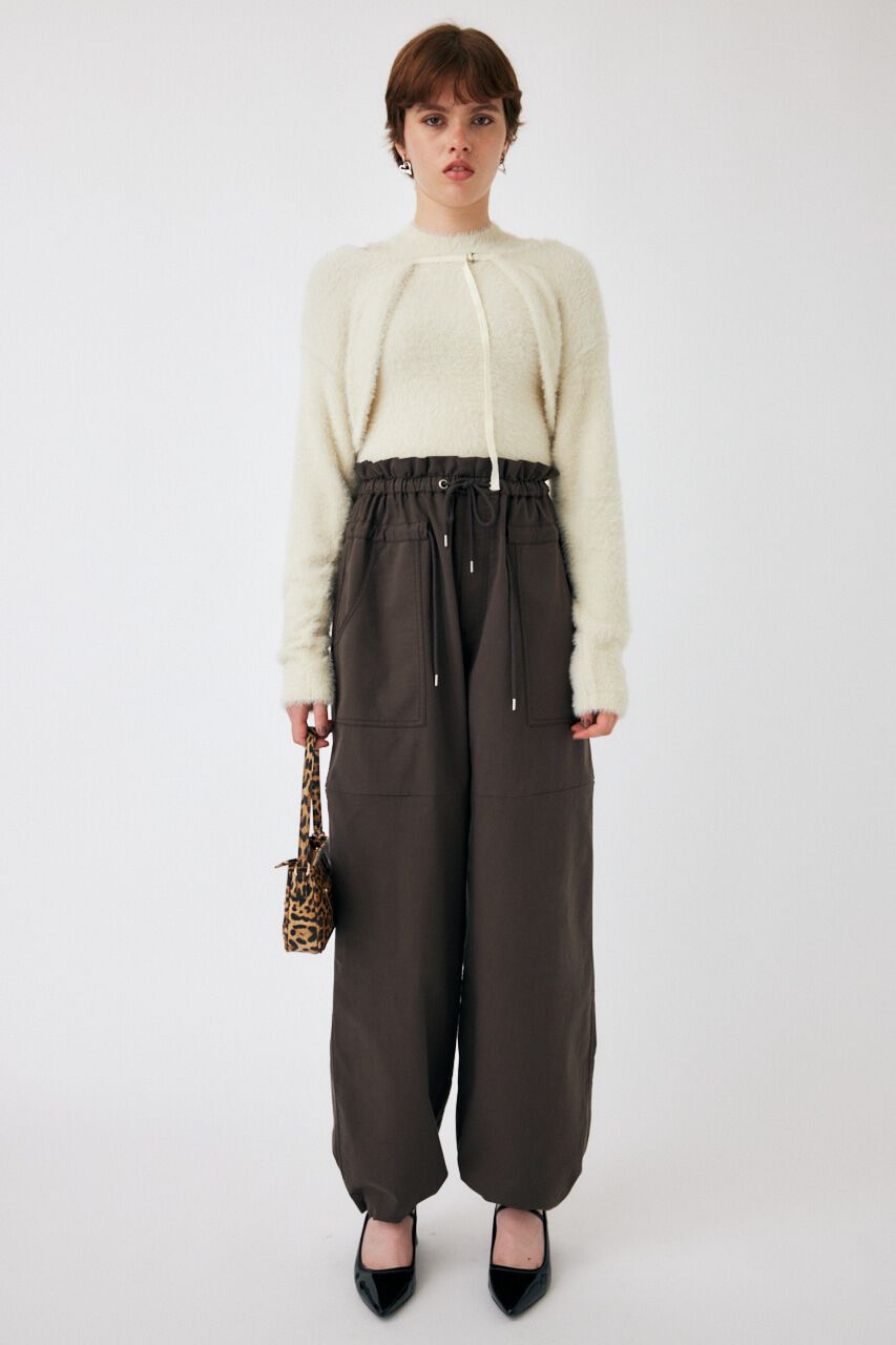 MOUSSY「SHAGGY KNIT ボレロ＆タンク」|ニット・セーター|