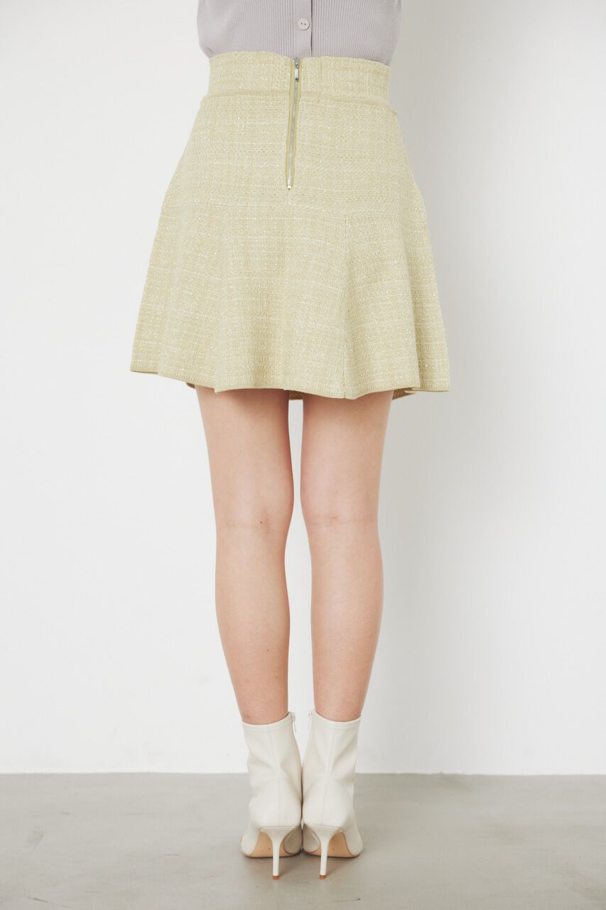 rienda「knitツイードマーメイドHW ミニSK」|スカート|