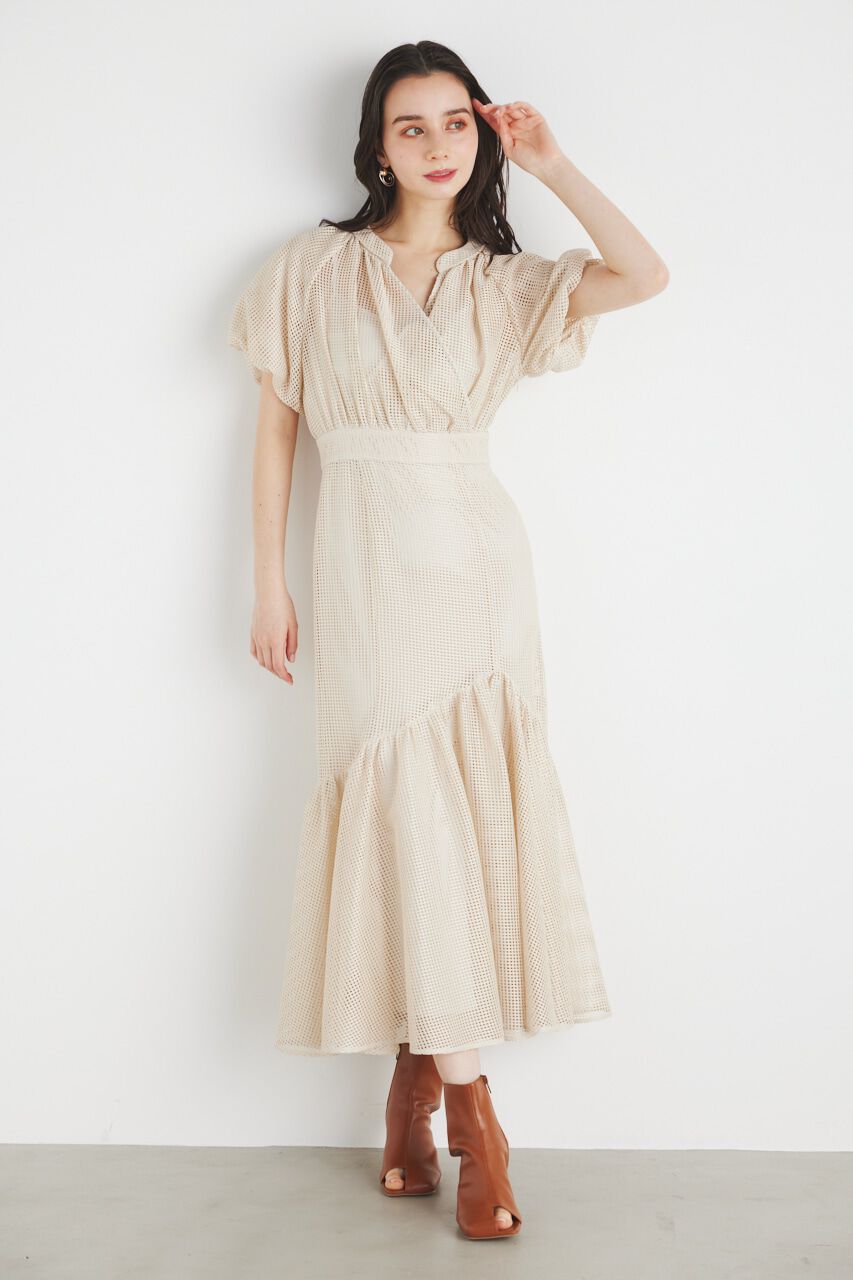 rienda「メッシュマーメイドOP」|ワンピース|BEG