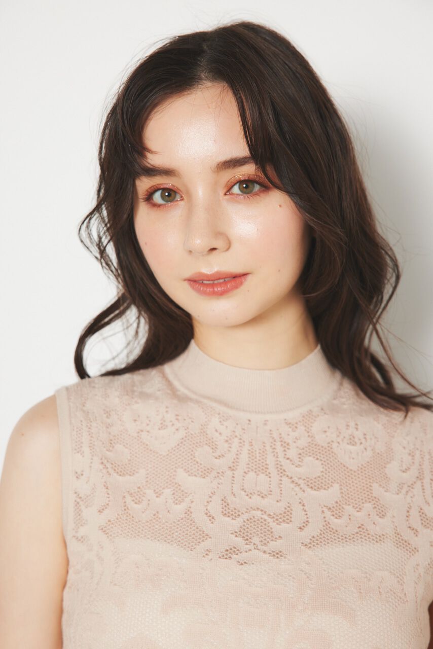 rienda「レースH/N Knit TOP」|ニット・セーター|