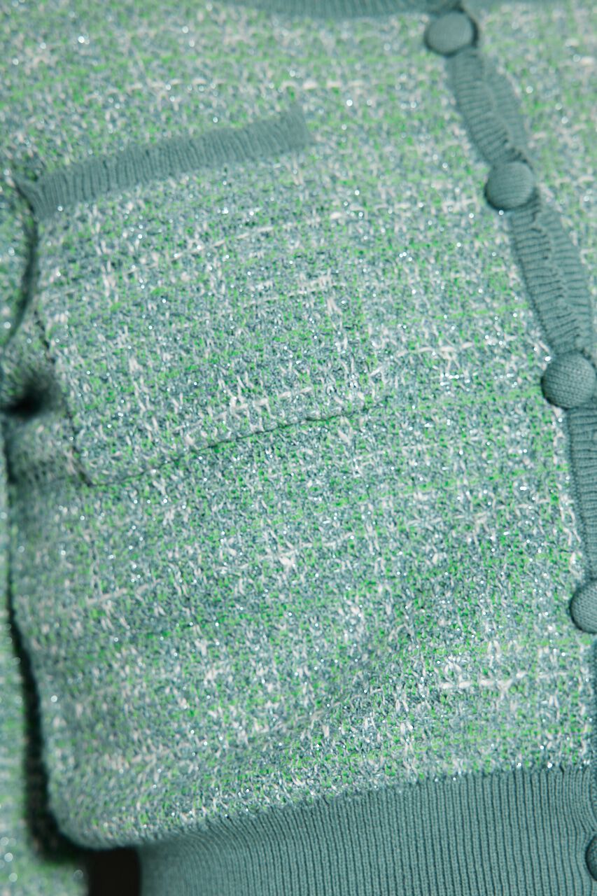 rienda「ツイードKnit CD TOP」|ニット・セーター|