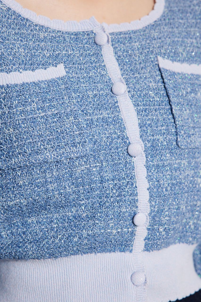 rienda「ツイードKnit CD TOP」|ニット・セーター|