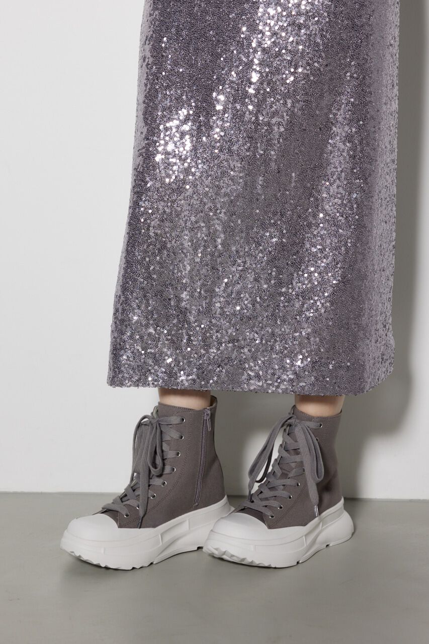 rienda「ボリュームソールハイカットスニーカー」|スニーカー|