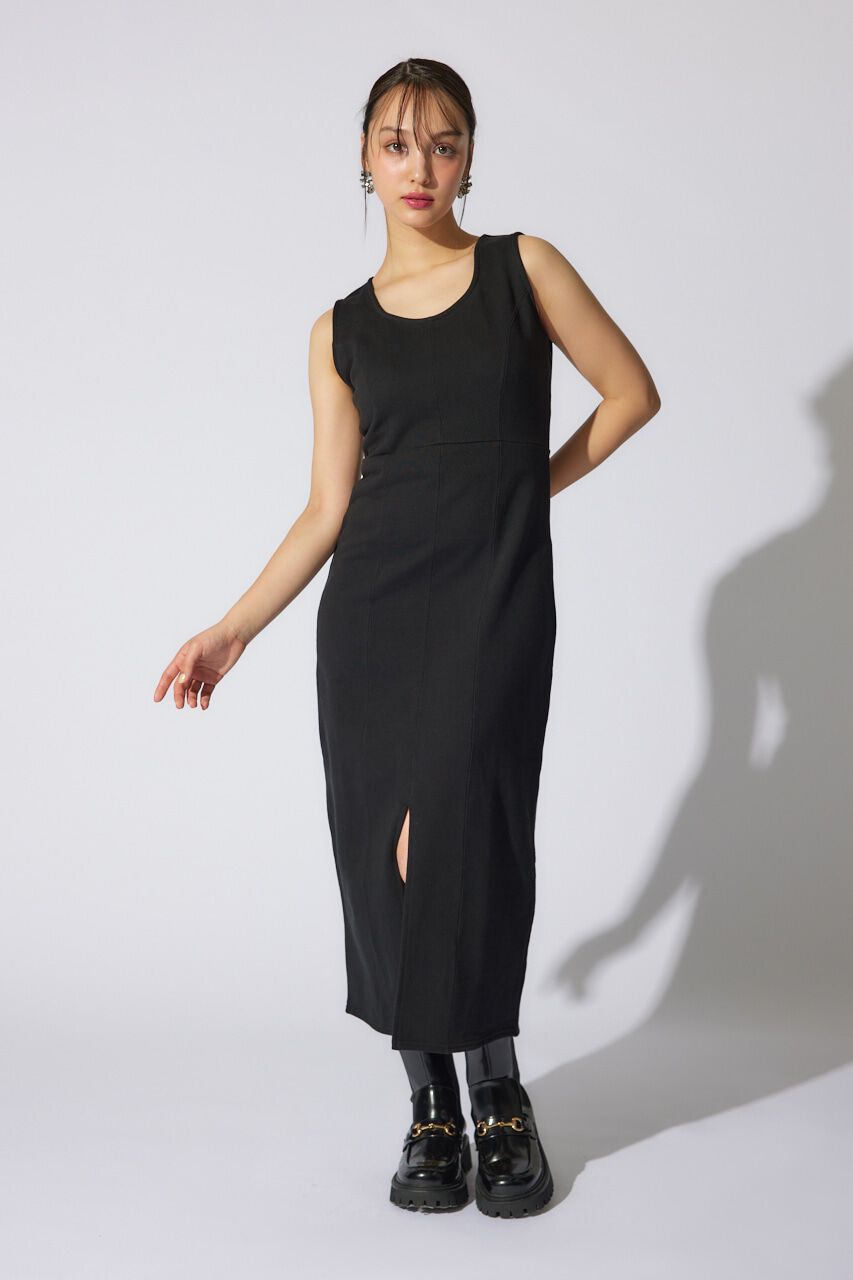 rienda「レイヤードパーカーワンピース」|ワンピース|