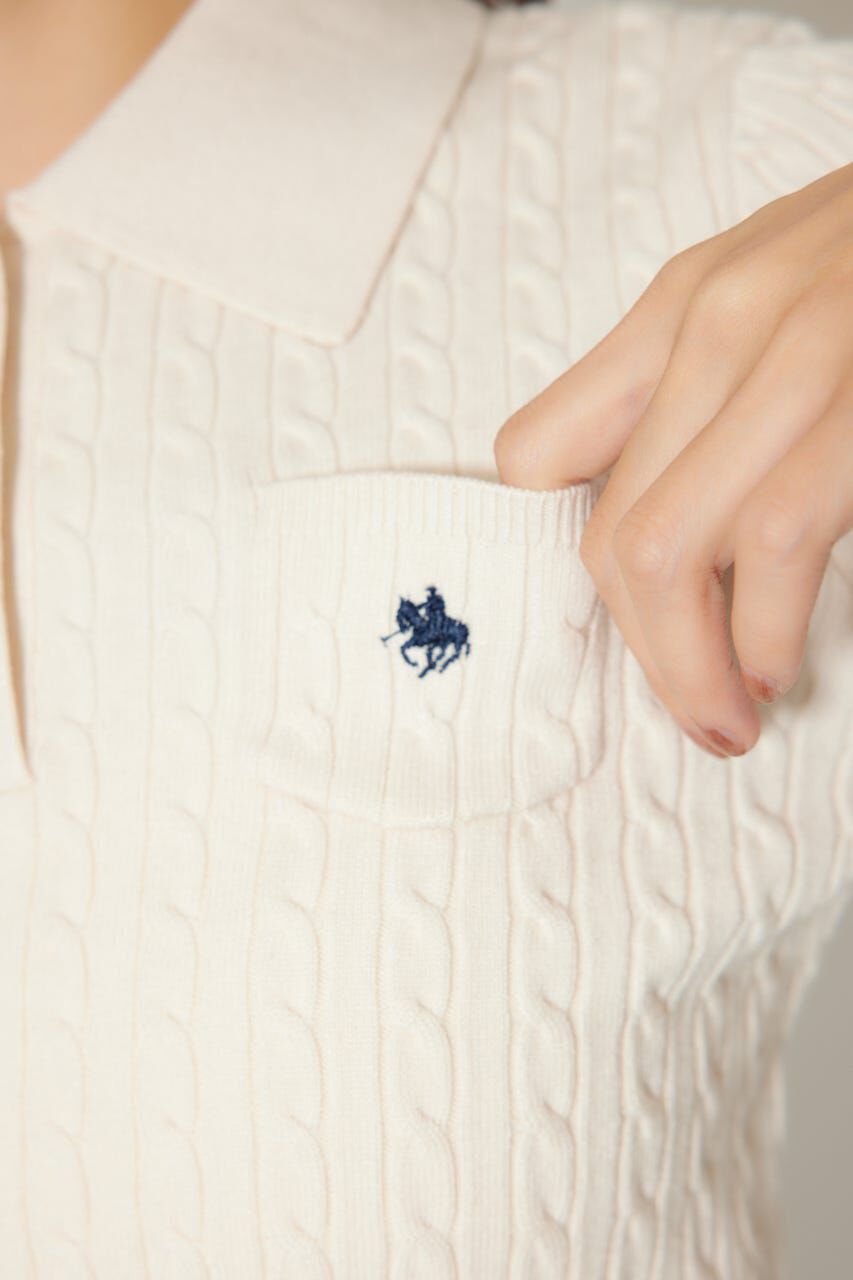 rienda「ケーブルニットトップス」|ニット・セーター|