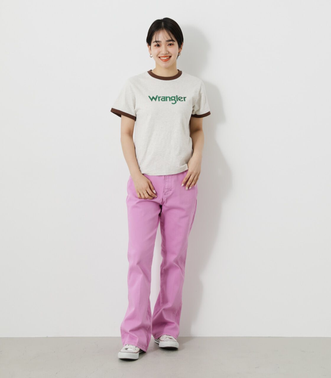 RODEO CROWNS「WranglerリンガーTシャツ」|Tシャツ・カットソー|