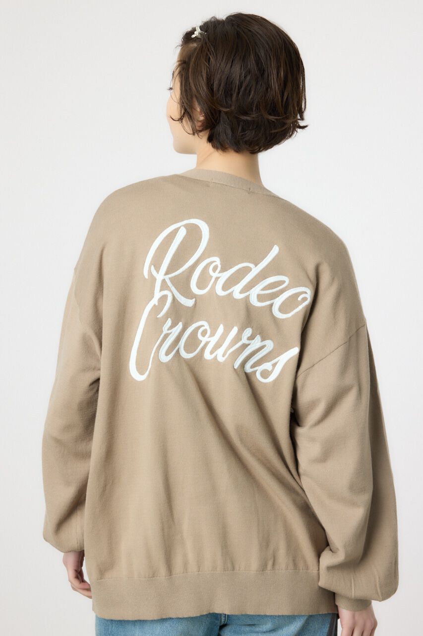 RODEO CROWNS「スクリプト LOGO ニットカーディガン」|カーディガン|