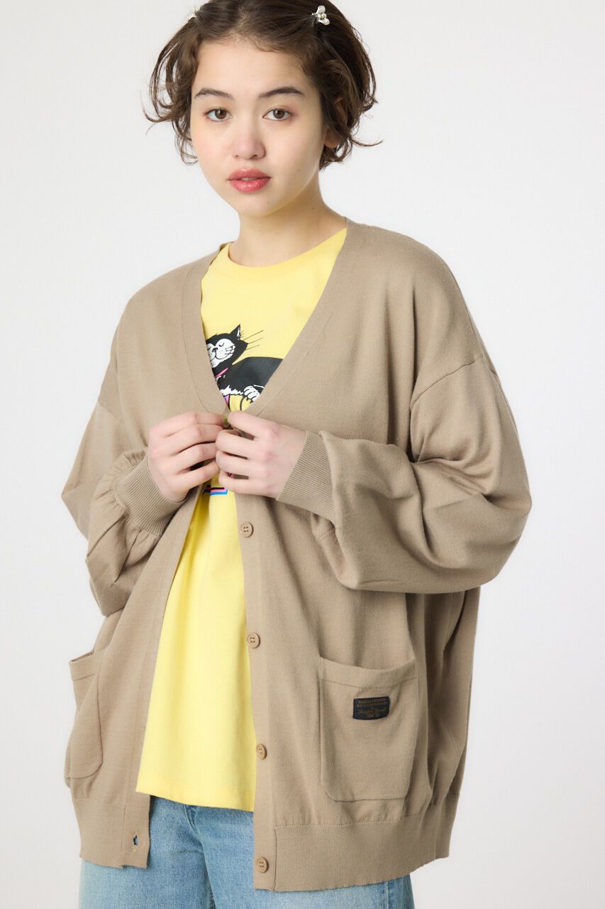 RODEO CROWNS「スクリプト LOGO ニットカーディガン」|カーディガン|