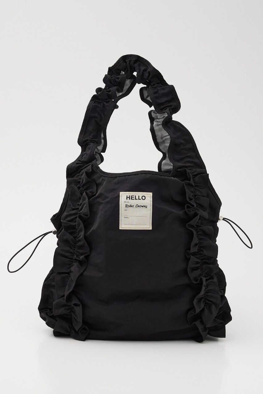 RODEO CROWNS「フリルギャザーバッグ」|その他|BLK