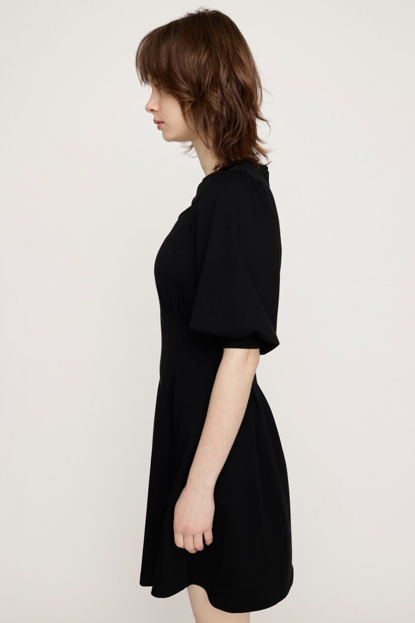 SLY「FRONT OPEN TUCK SLEEVE ショートワンピース」|ワンピース|