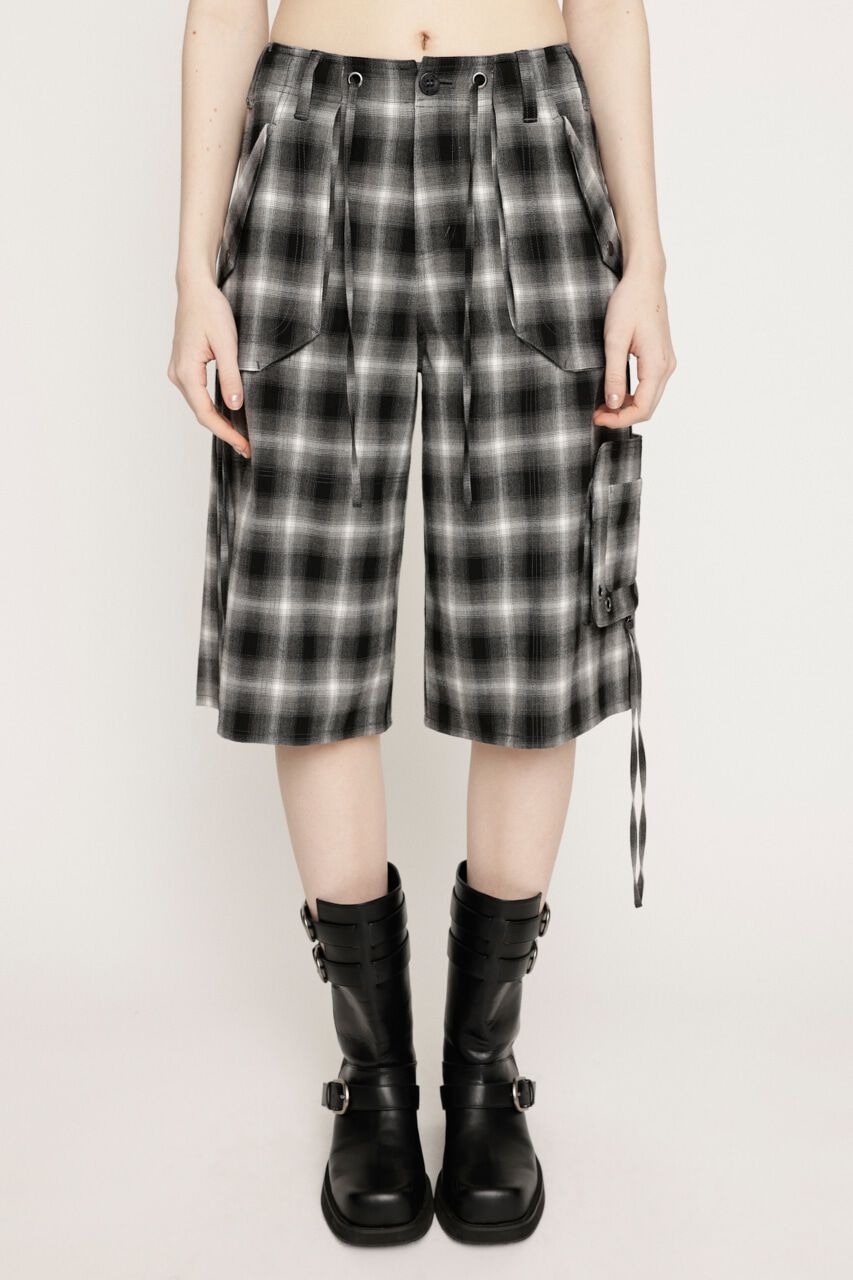 SLY「DAMAGE LACE CHECK MIDDLE パンツ」|その他|