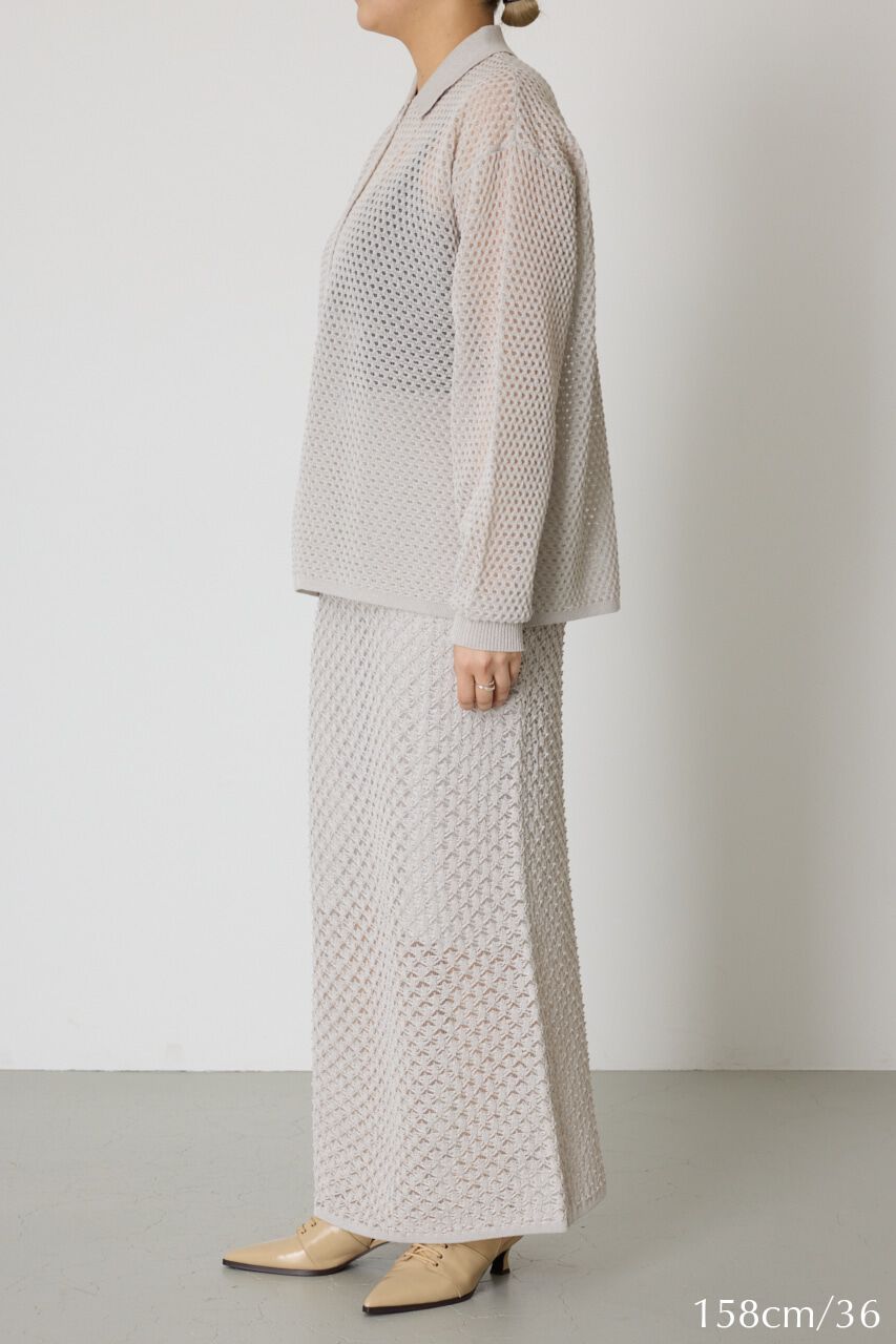 RIM.ARK 「Lace knit SK」|スカート|