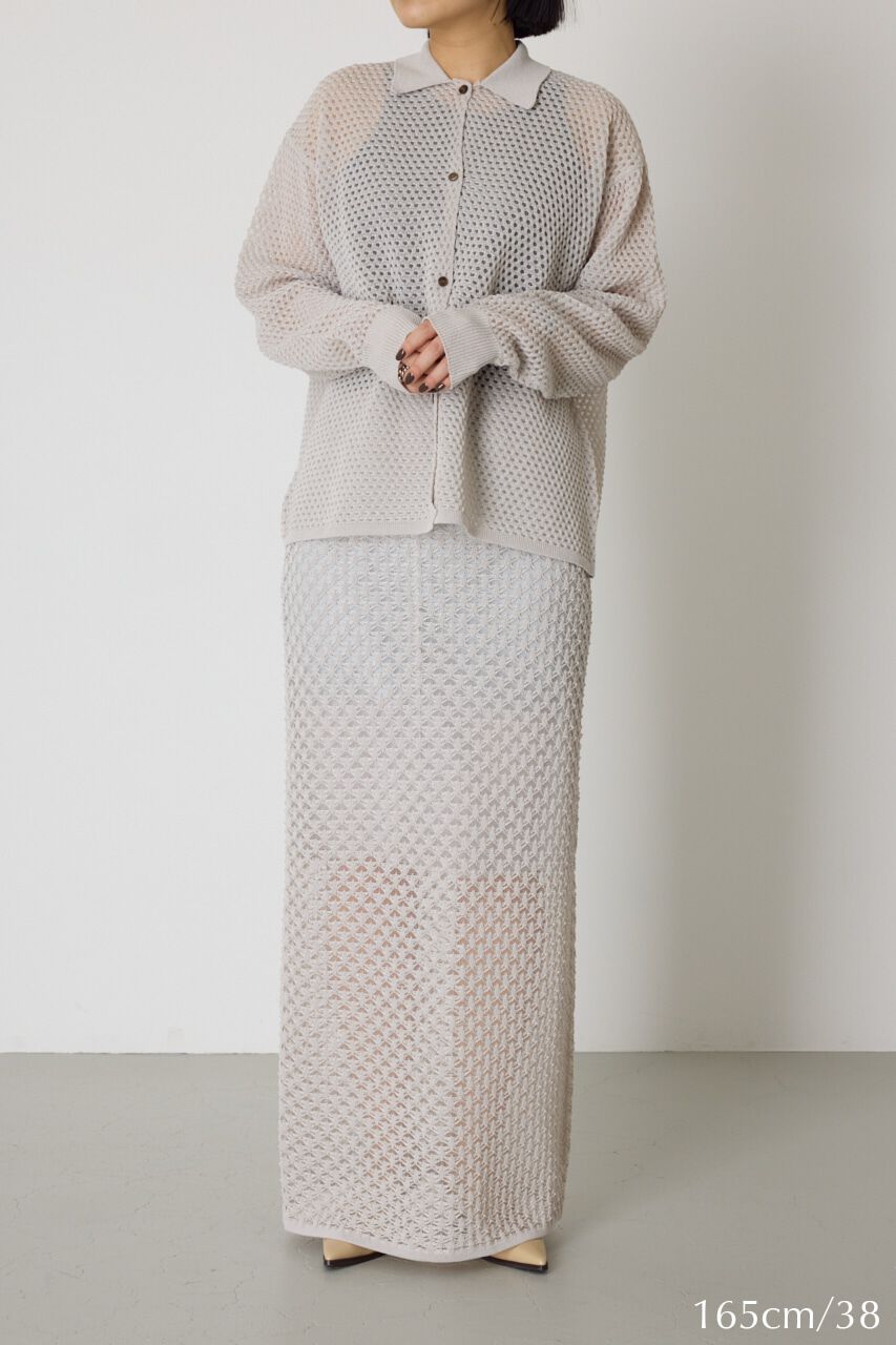RIM.ARK 「Lace knit SK」|スカート|