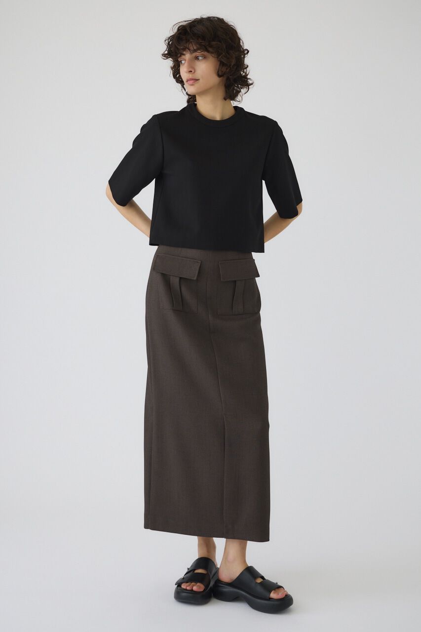 RIM.ARK 「Tweed high waist cargo SK」|スカート|