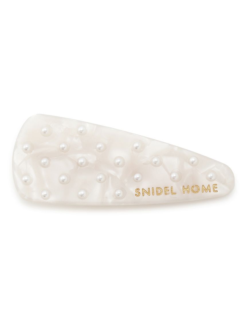 SNIDEL HOME「パールヘアクリップ」|その他|WHT