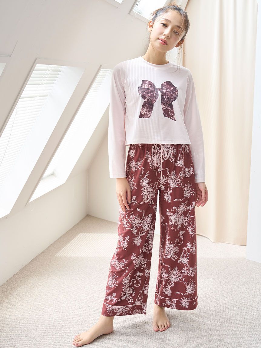 SNIDEL HOME「【5th Anniversary】カットロングパンツ」|ルームウェア|