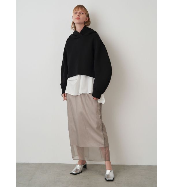 ELENDEEK「SHEER LONG I-LINE SK」|スカート|