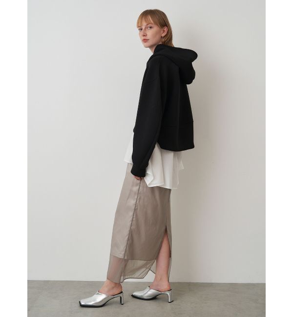 ELENDEEK「SHEER LONG I-LINE SK」|スカート|