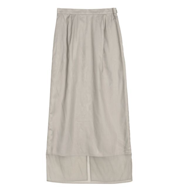 ELENDEEK「SHEER LONG I-LINE SK」|スカート|