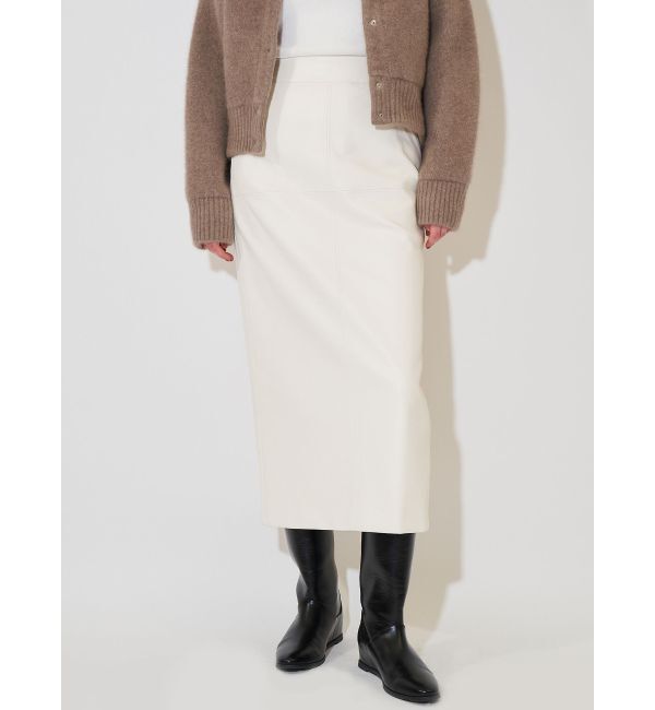 ELENDEEK「FAUX LEATHER SK」|スカート|