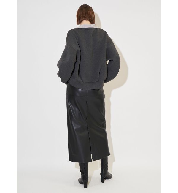 ELENDEEK「FAUX LEATHER SK」|スカート|