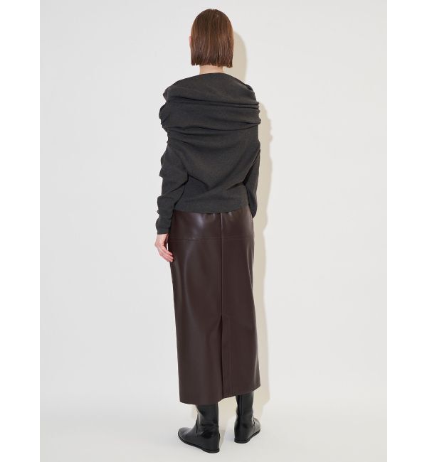ELENDEEK「FAUX LEATHER SK」|スカート|