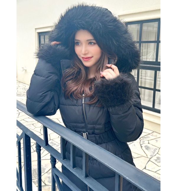 RESEXXY「フード付ダウンコート」|ダウン|