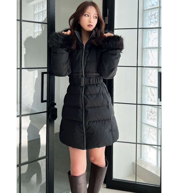 RESEXXY「フード付ダウンコート」|ダウン|