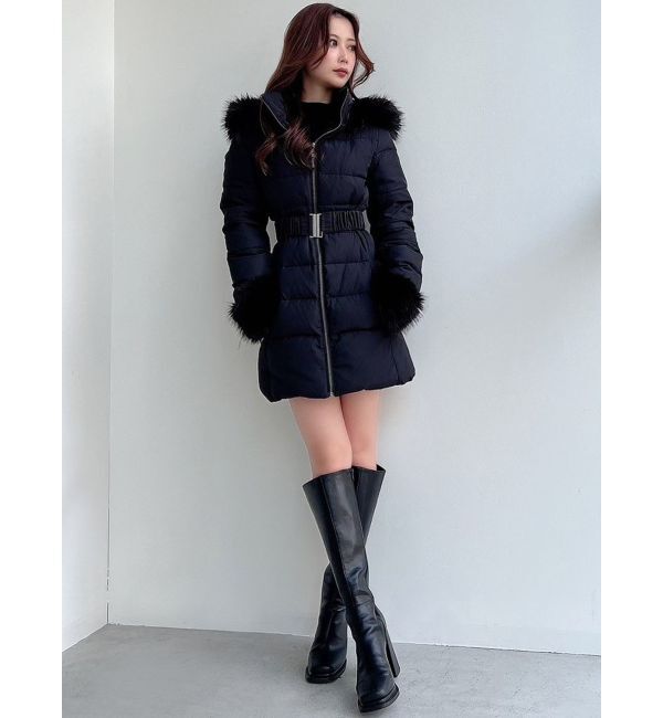 RESEXXY「フード付ダウンコート」|ダウン|