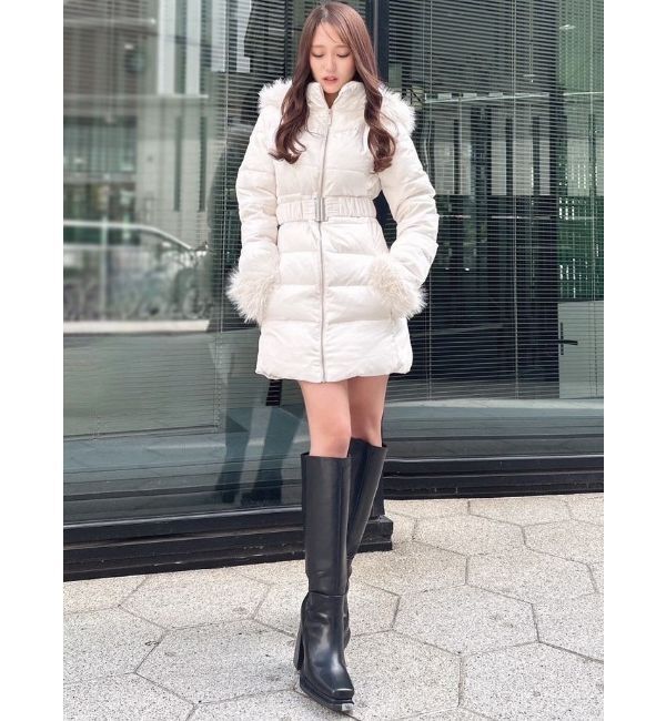 RESEXXY「フード付ダウンコート」|ダウン|