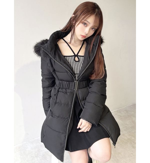 RESEXXY「フード付ダウンコート」|ダウン|