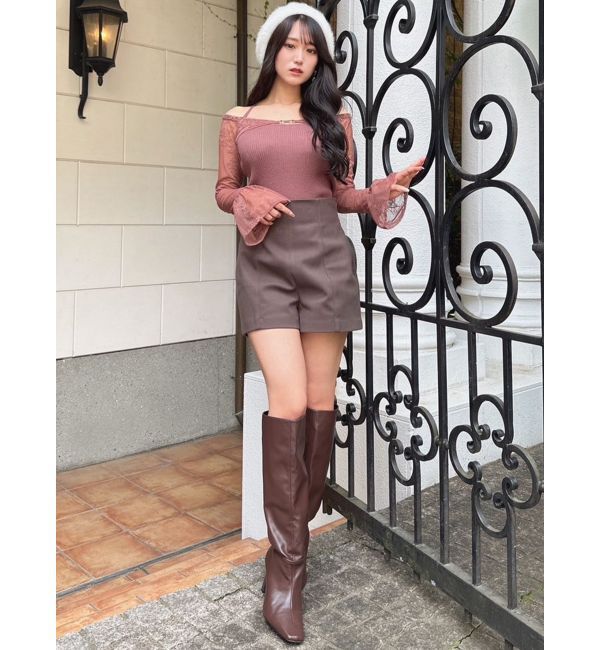 RESEXXY「バレルシェイプドロングブーツ」|ロングブーツ|