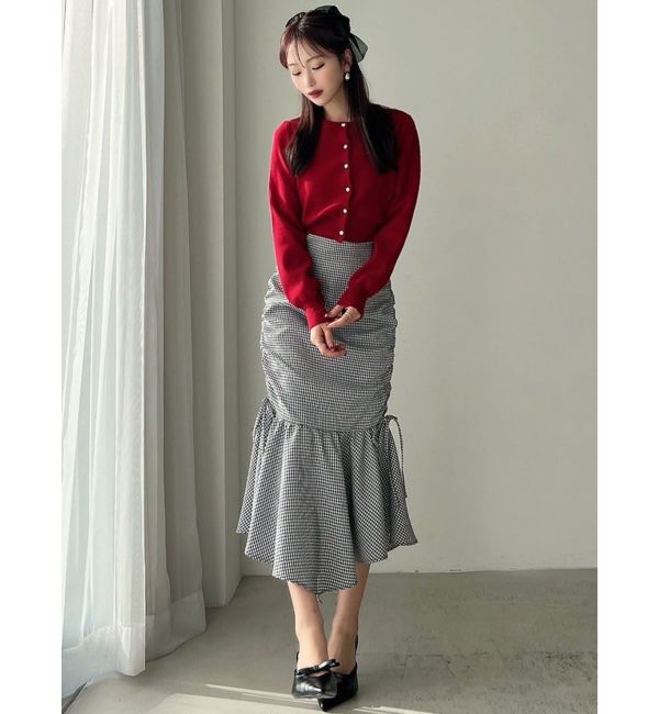 RESEXXY「サイドギャザーマーメイドスカート」|スカート|