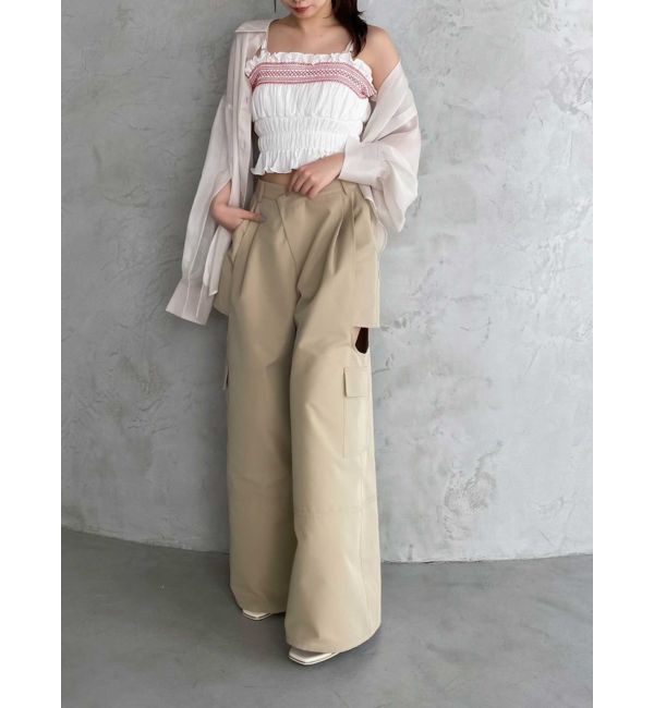 dazzlin「キャミフェミビスチェブラウス」|キャミソール|